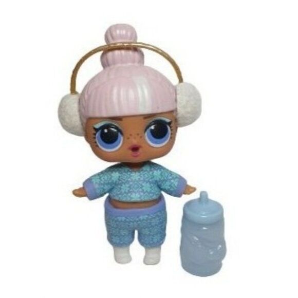 LOL Surprise Doll Uptown PROPER Lil Sis Pastel Pink Hair Mini 3" Figure Doll Toy - Picture 6 of 6